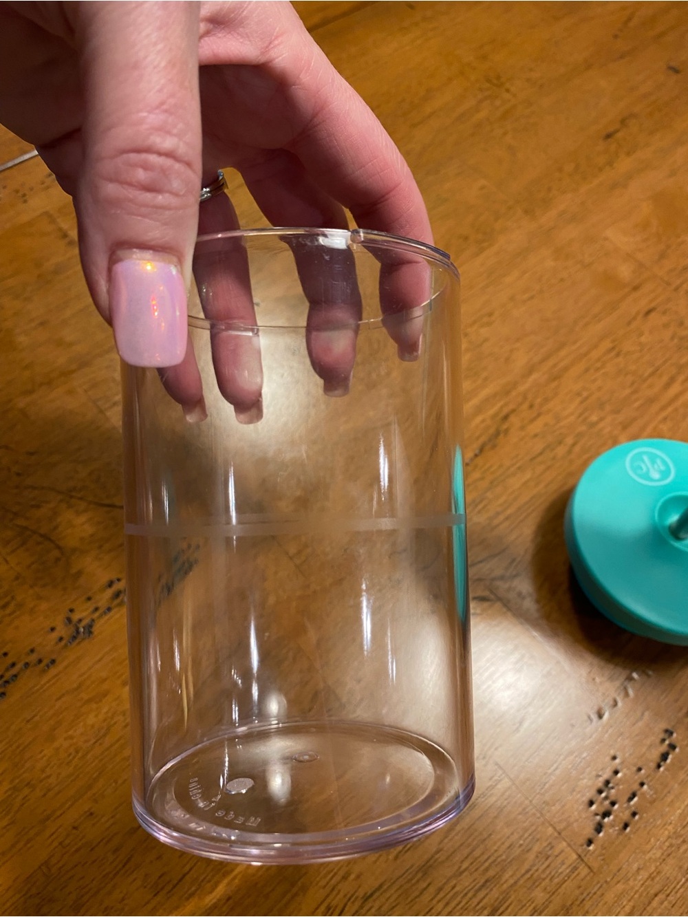 Turquoise Pampered Chef Whipped Cream Maker, Like New - Picture 4 of 6